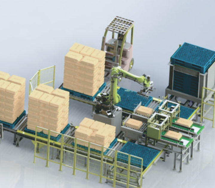 全自动码垛工作站